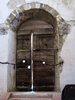 Doorway in church of Monastir del Camp